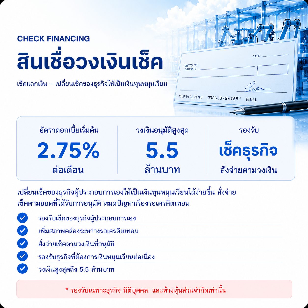 Check Financing